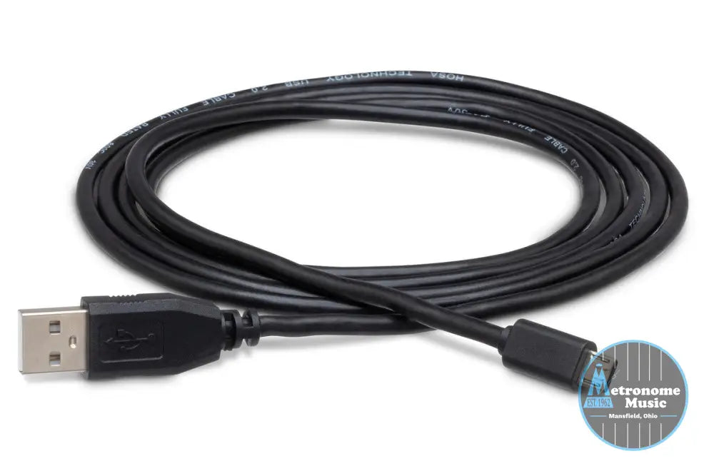 HOSA USB-206AC 6' High Speed USB Cable, Type A To Micro-B - Metronome Music Inc.