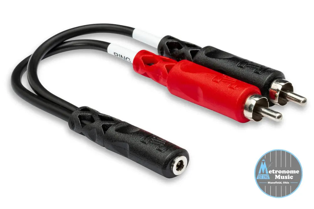 HOSA YMR-197 Stereo Breakout, 3.5 Mm TRSF To Dual RCA - Metronome Music Inc.