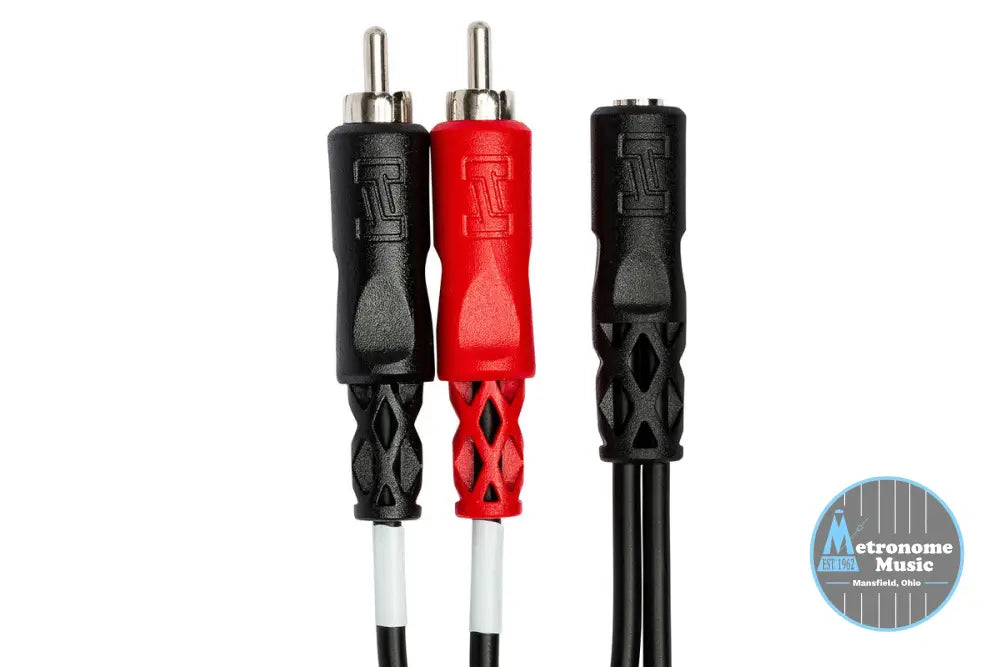 HOSA YMR-197 Stereo Breakout, 3.5 Mm TRSF To Dual RCA - Metronome Music Inc.