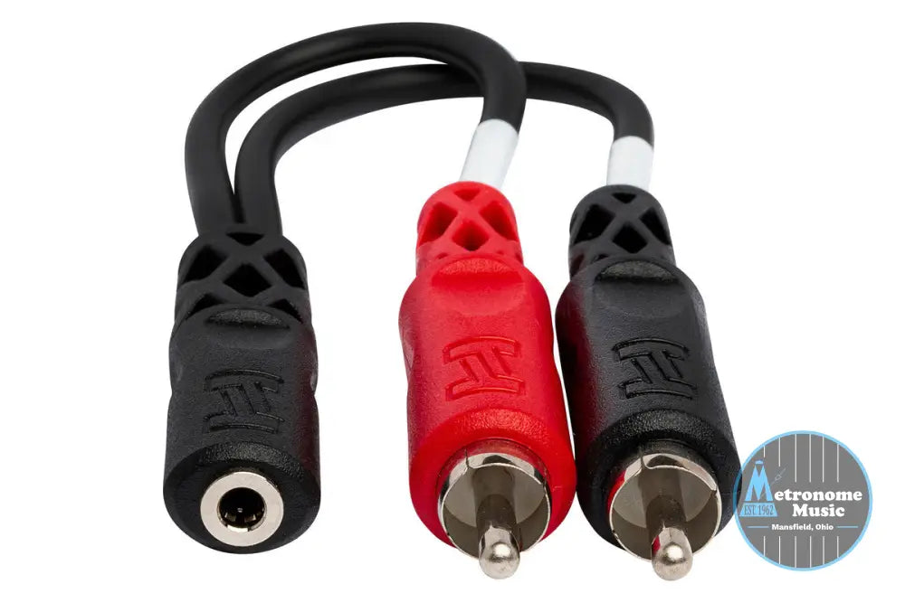 HOSA YMR-197 Stereo Breakout, 3.5 Mm TRSF To Dual RCA - Metronome Music Inc.