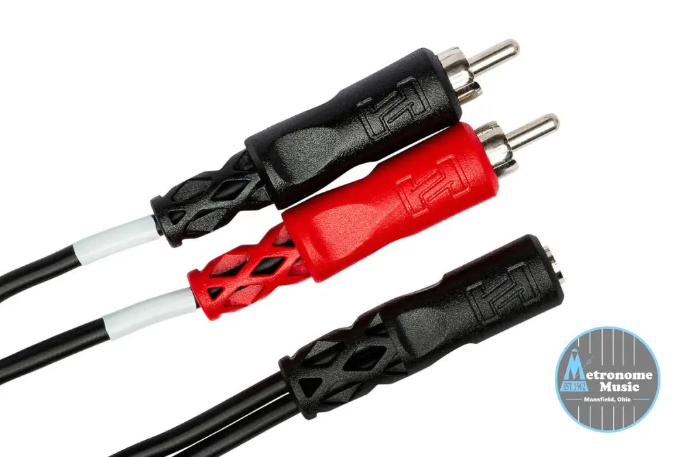 HOSA YMR-197 Stereo Breakout, 3.5 Mm TRSF To Dual RCA - Metronome Music Inc.