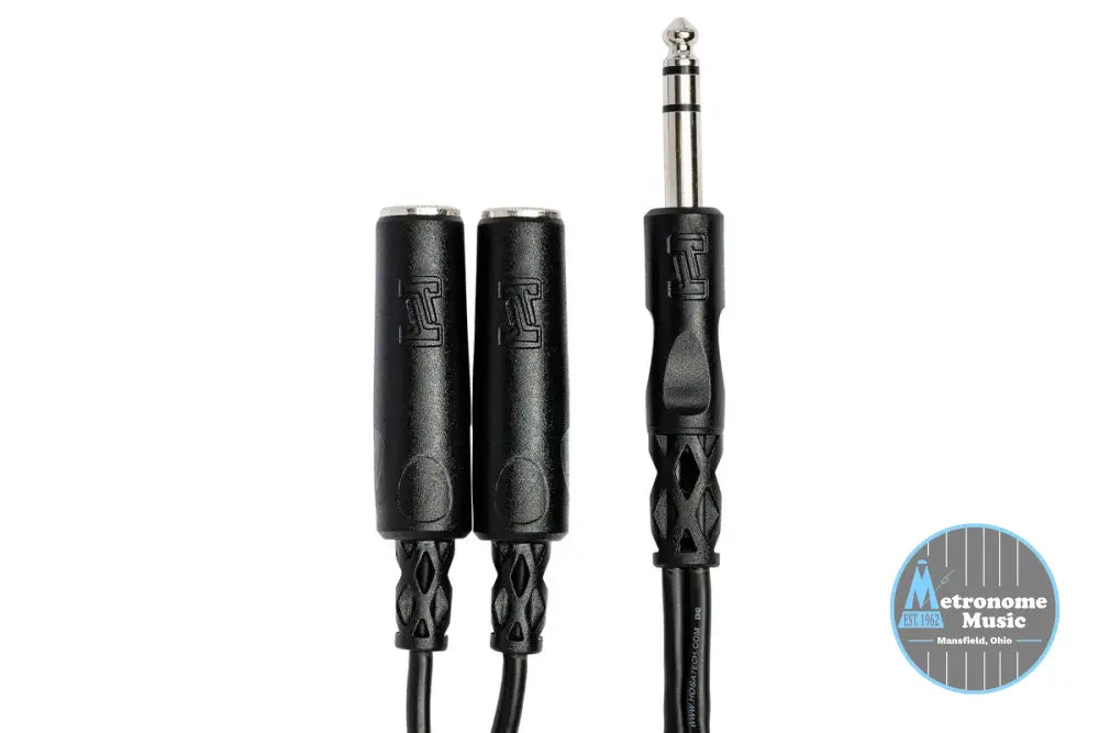 HOSA YPP-118 Y Cable, 1/4 In TRS To Dual 1/4 In TRSF - Metronome Music Inc.