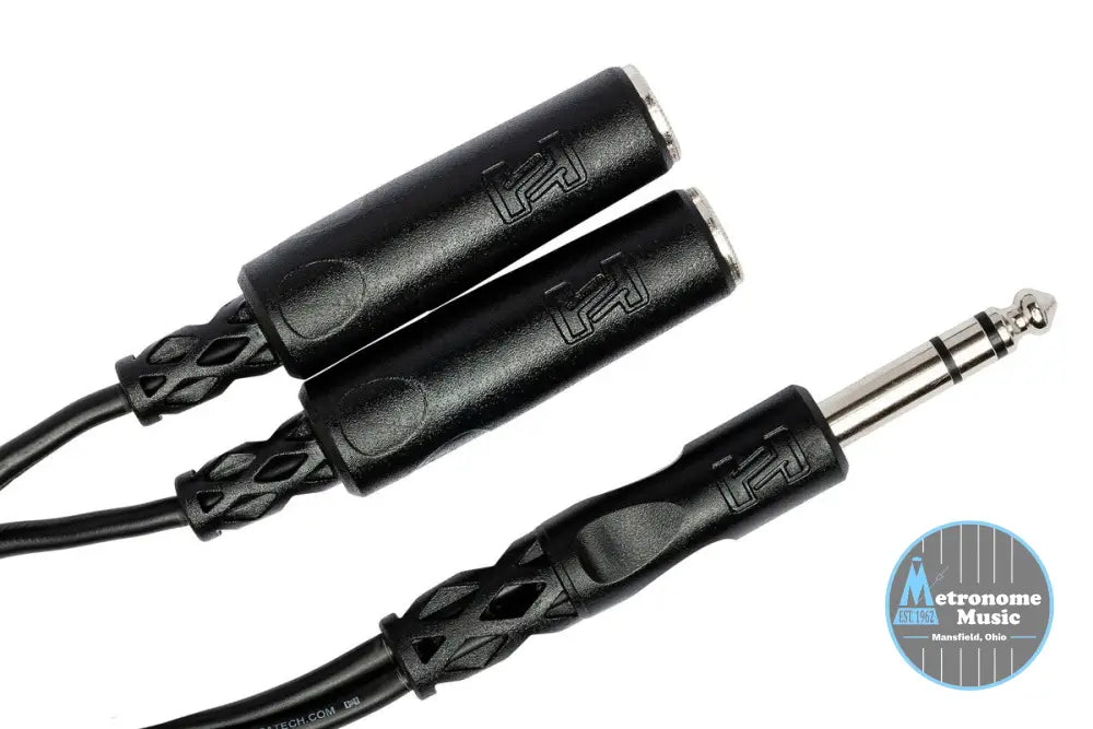 HOSA YPP-118 Y Cable, 1/4 In TRS To Dual 1/4 In TRSF - Metronome Music Inc.