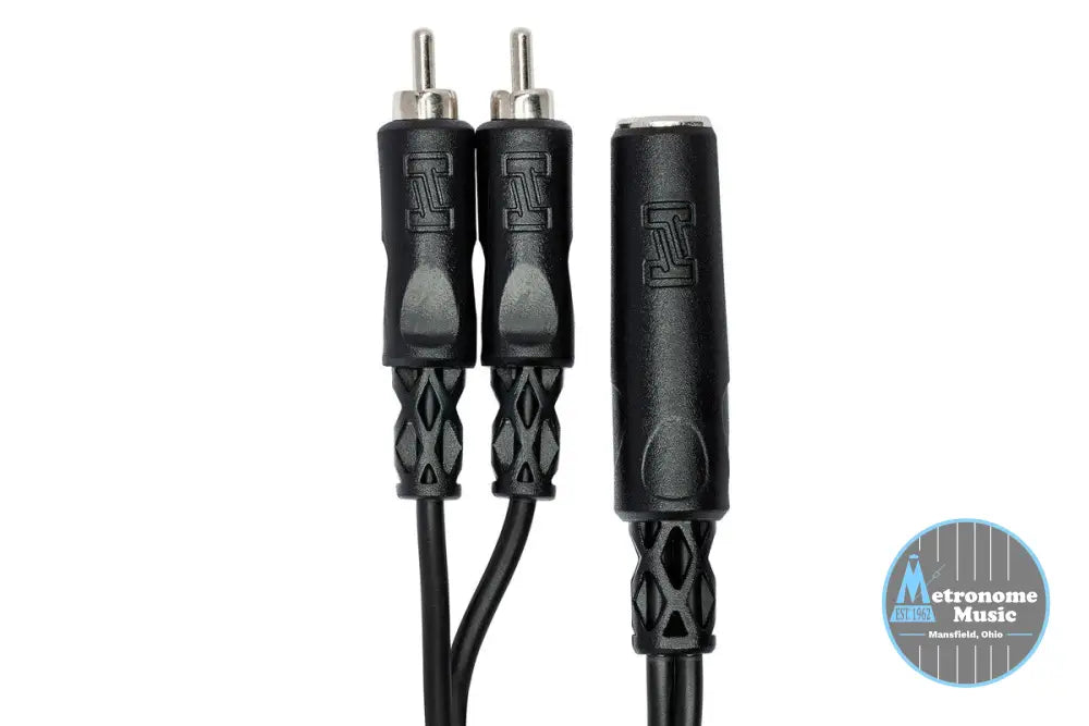 HOSA YPR-131 Y Cable, 1/4 In TSF To Dual RCA - Metronome Music Inc.