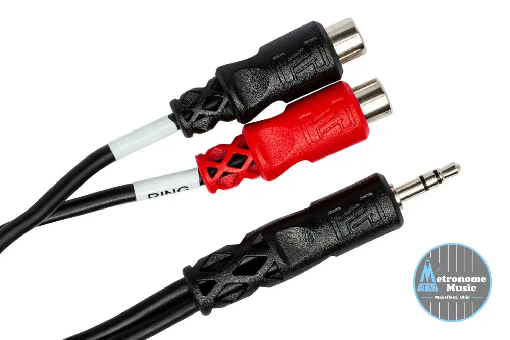 HOSA YRA-154 Stereo Breakout, 3.5 Mm TRS To Dual RCAF - Metronome Music Inc.