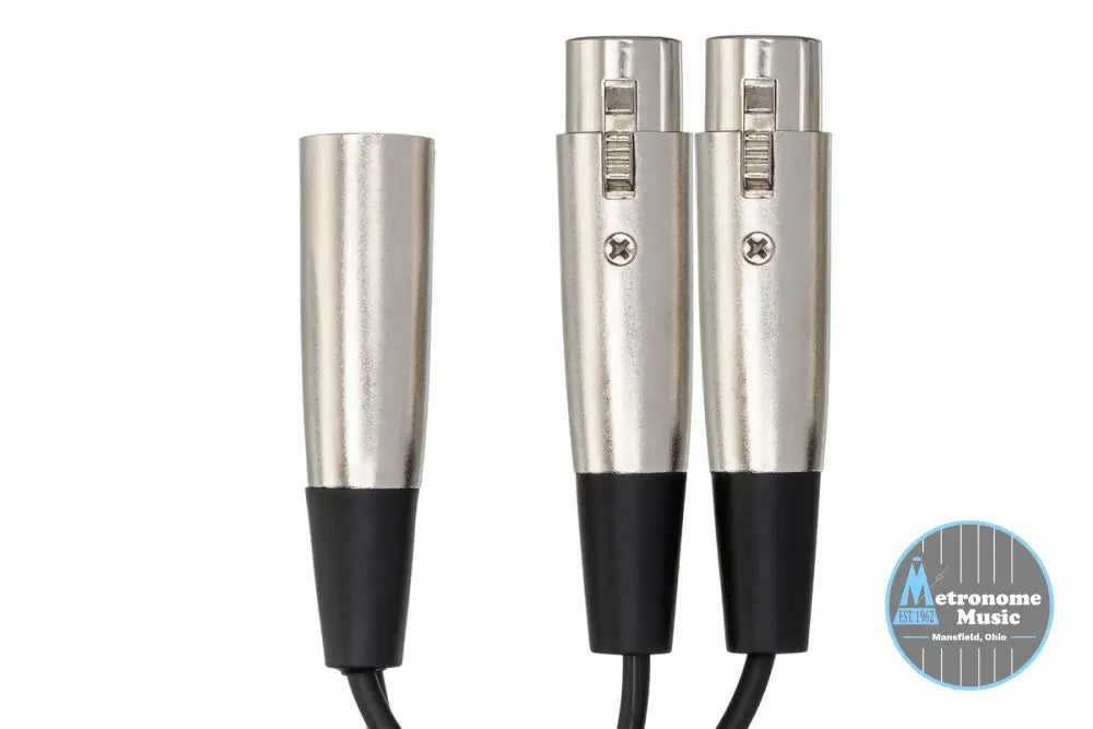 HOSA YXF-119 Y Cable, Dual XLR3F To XLR3M - Metronome Music Inc.