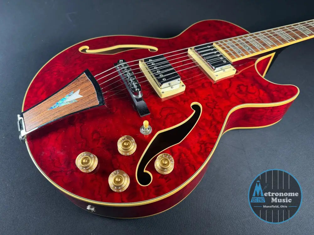 Ibanez Artcore AG86 w/Case - Transparent Red (Used) - Metronome Music