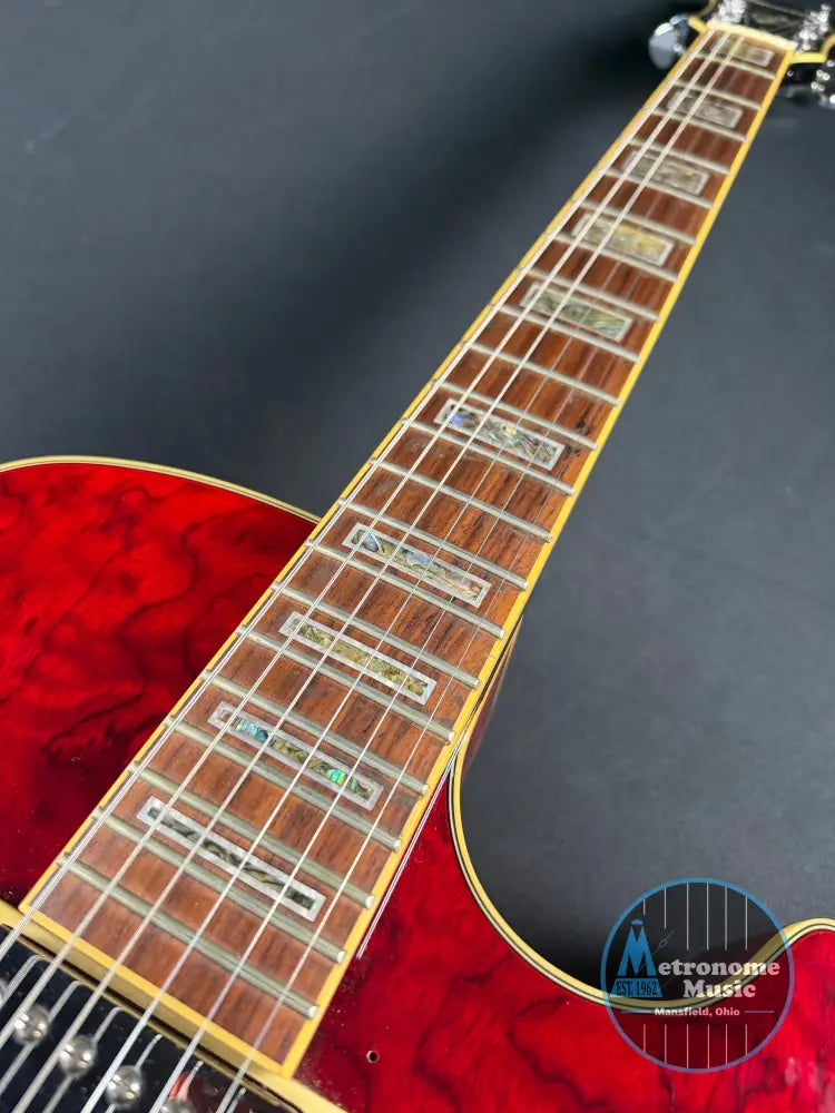 Ibanez Artcore AG86 w/Case - Transparent Red (Used) - Metronome Music