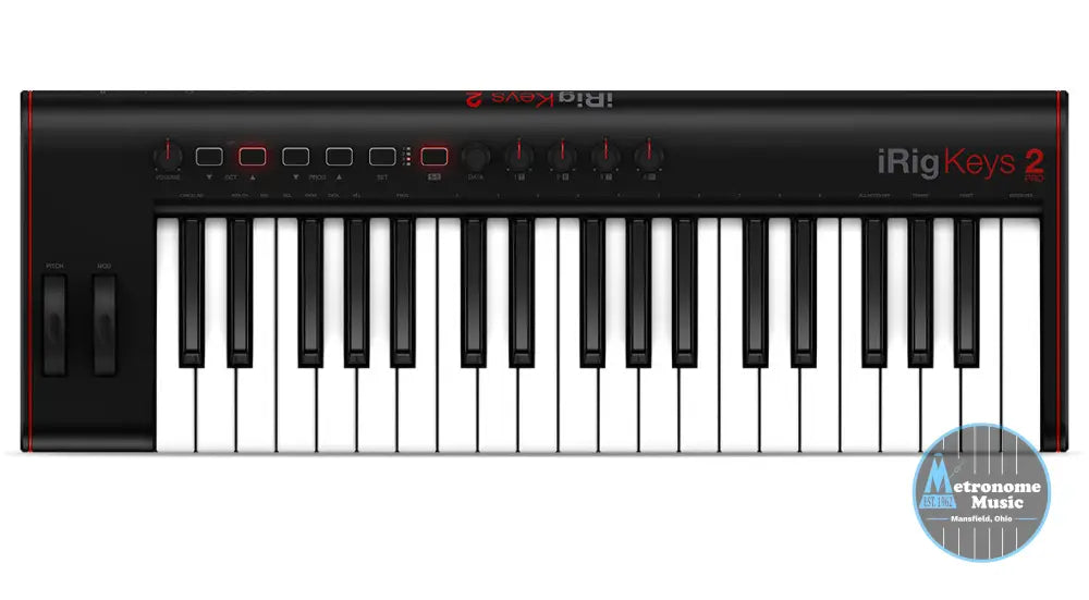 IK Multimedia iRig Keys 2 Pro 37-key Controller for iOS, Android, and Mac/PC - Metronome Music Inc.