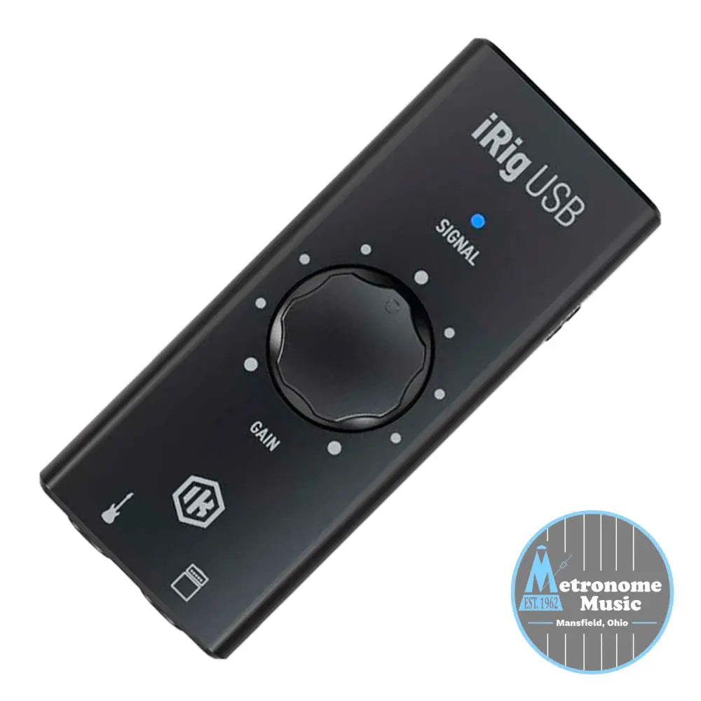 IK Multimedia iRig USB Guitar Interface for iPhone, iPad, Android, Mac, and PC - Metronome Music Inc.