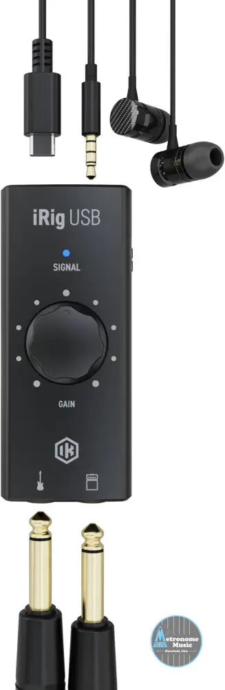 IK Multimedia iRig USB Guitar Interface for iPhone, iPad, Android, Mac