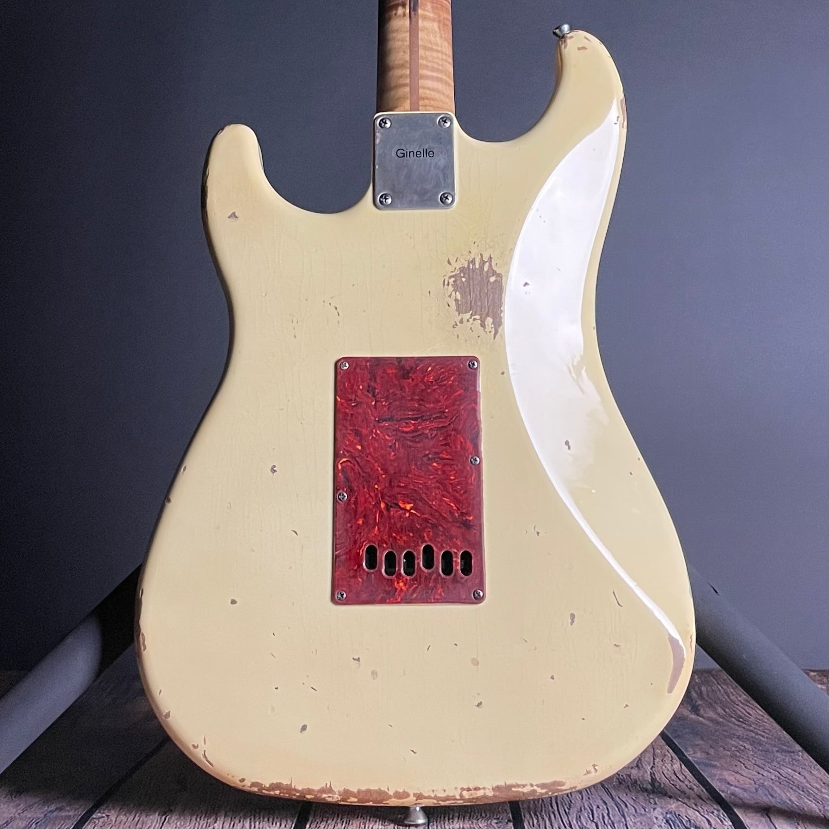 LsL Instruments "Ginelle" Saticoy HSS, Flame Maple, 22-Fret- Blonde (7lbs 11oz) - Metronome Music Inc.