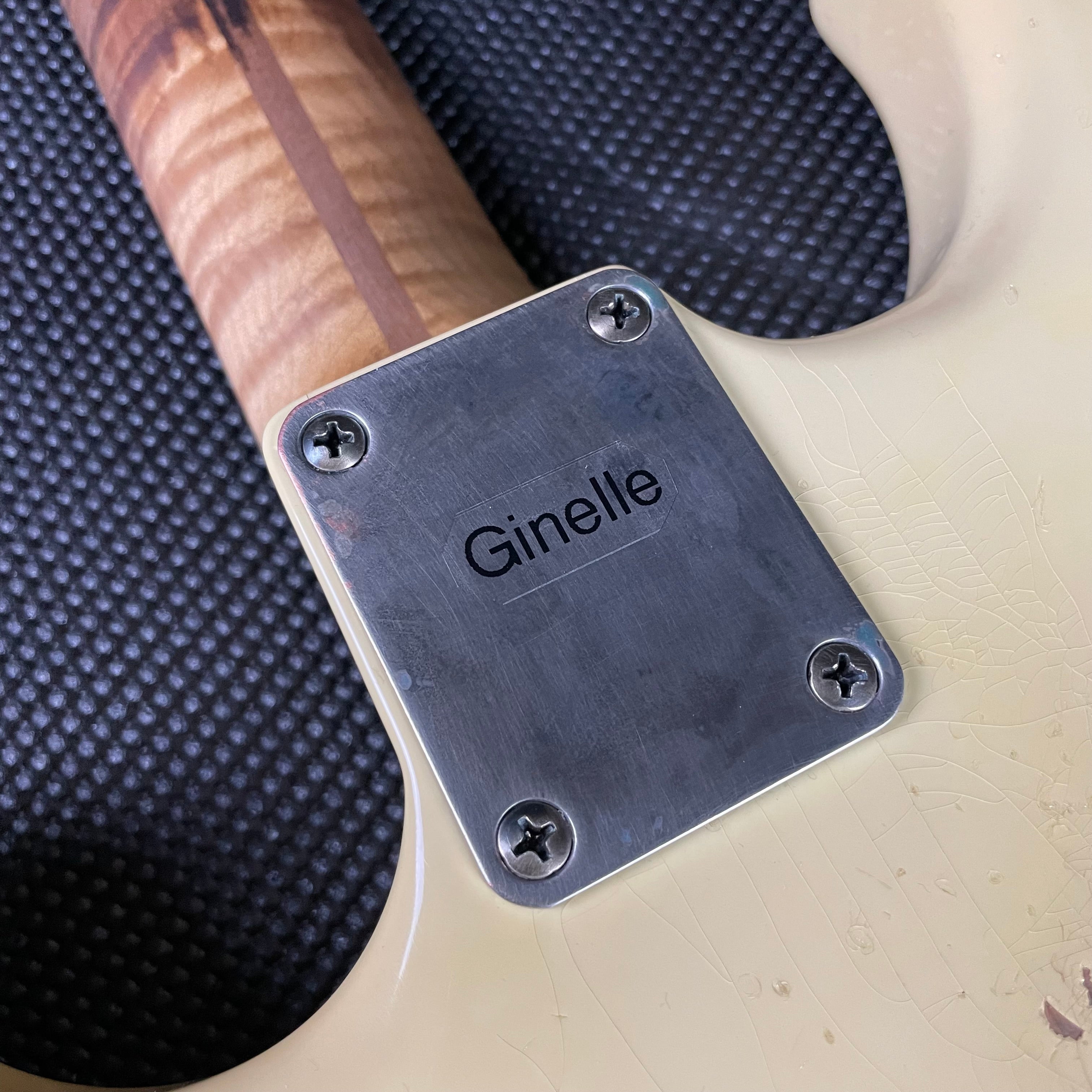 LsL Instruments "Ginelle" Saticoy HSS, Flame Maple, 22-Fret- Blonde (7lbs 11oz) - Metronome Music Inc.