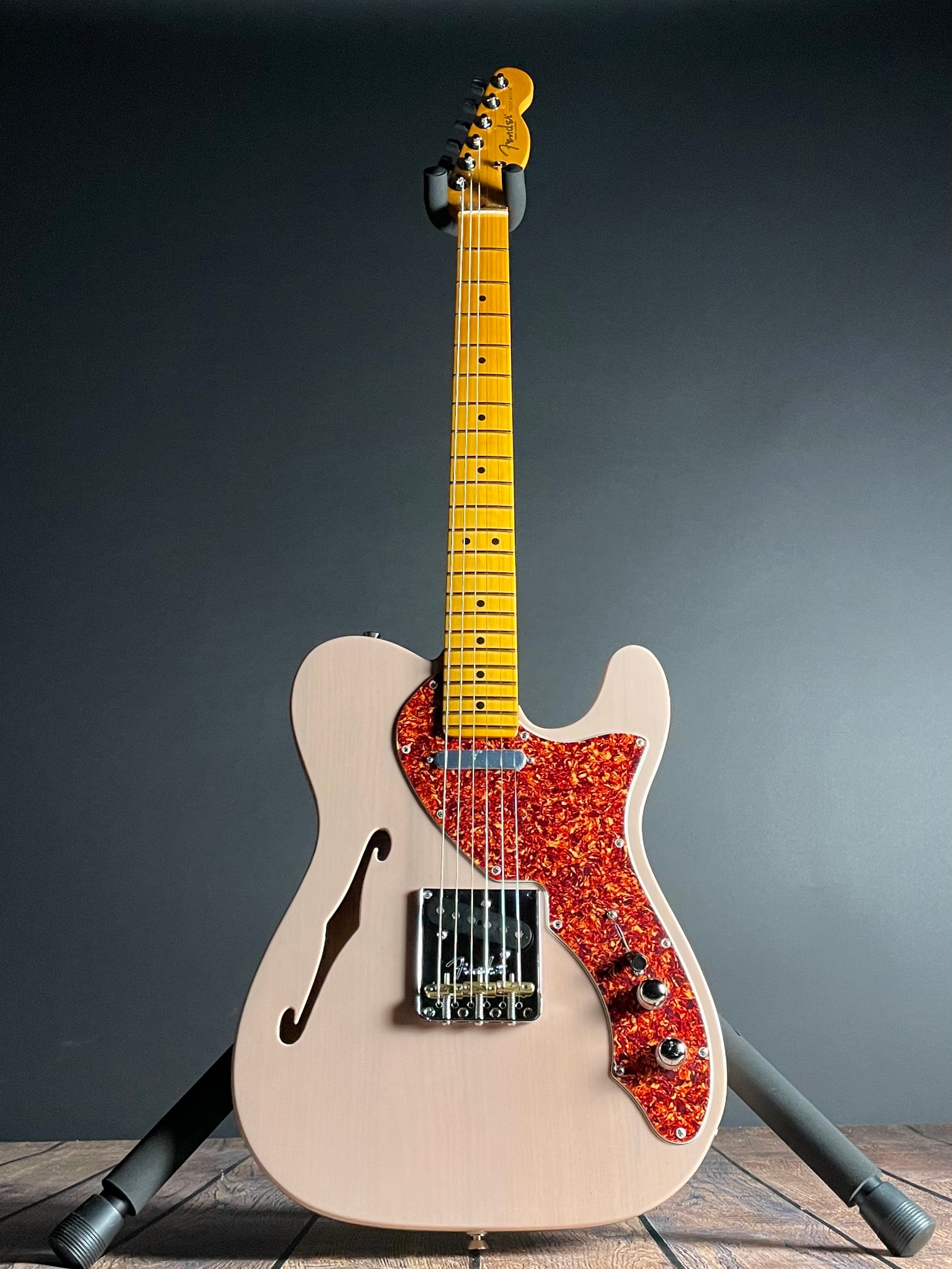 Fender American Professional II Telecaster, Thinline- Transparent Shell Pink (MINT)