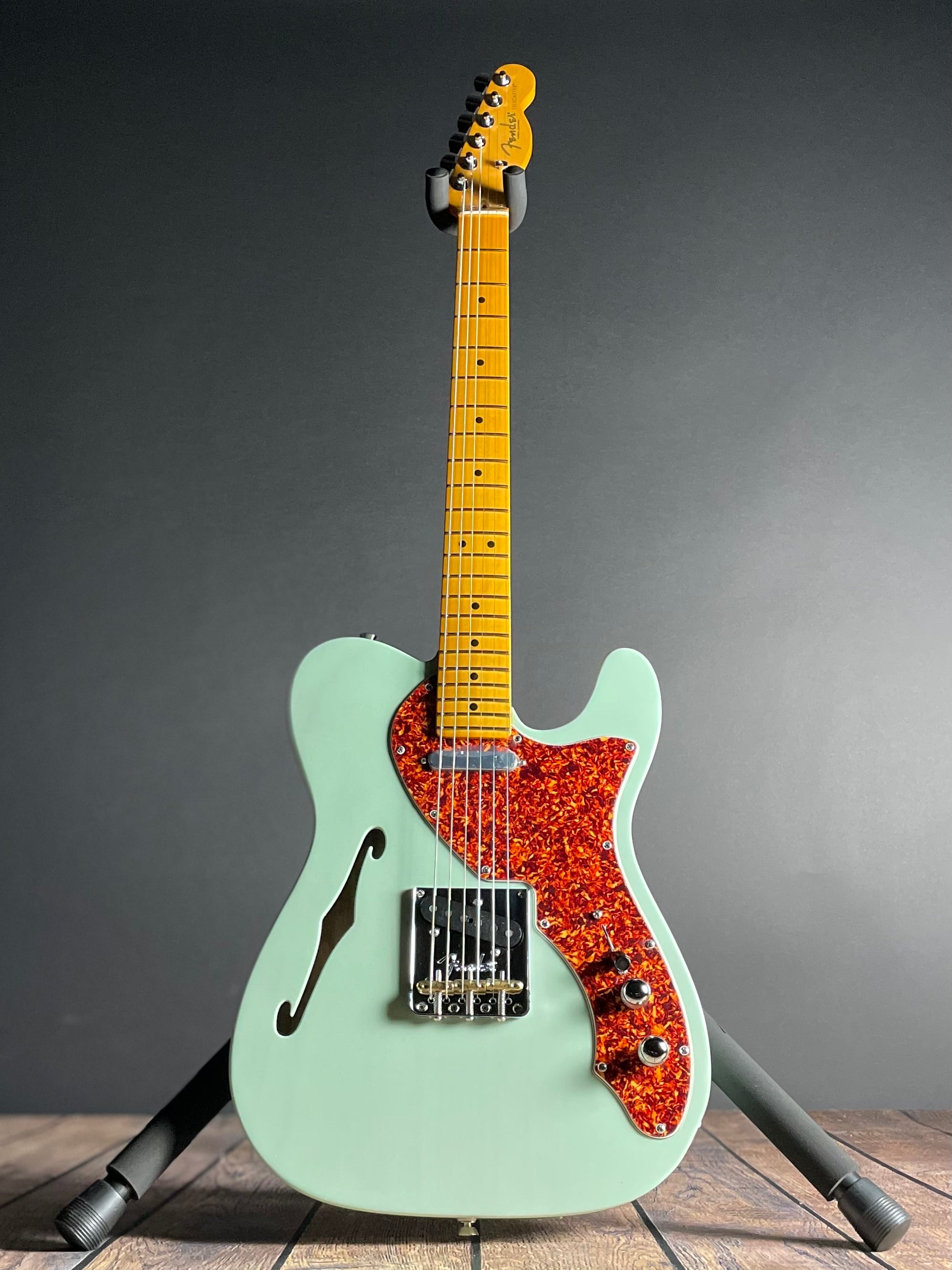 Fender American Professional II Telecaster, Thinline- Transparent Surf Green