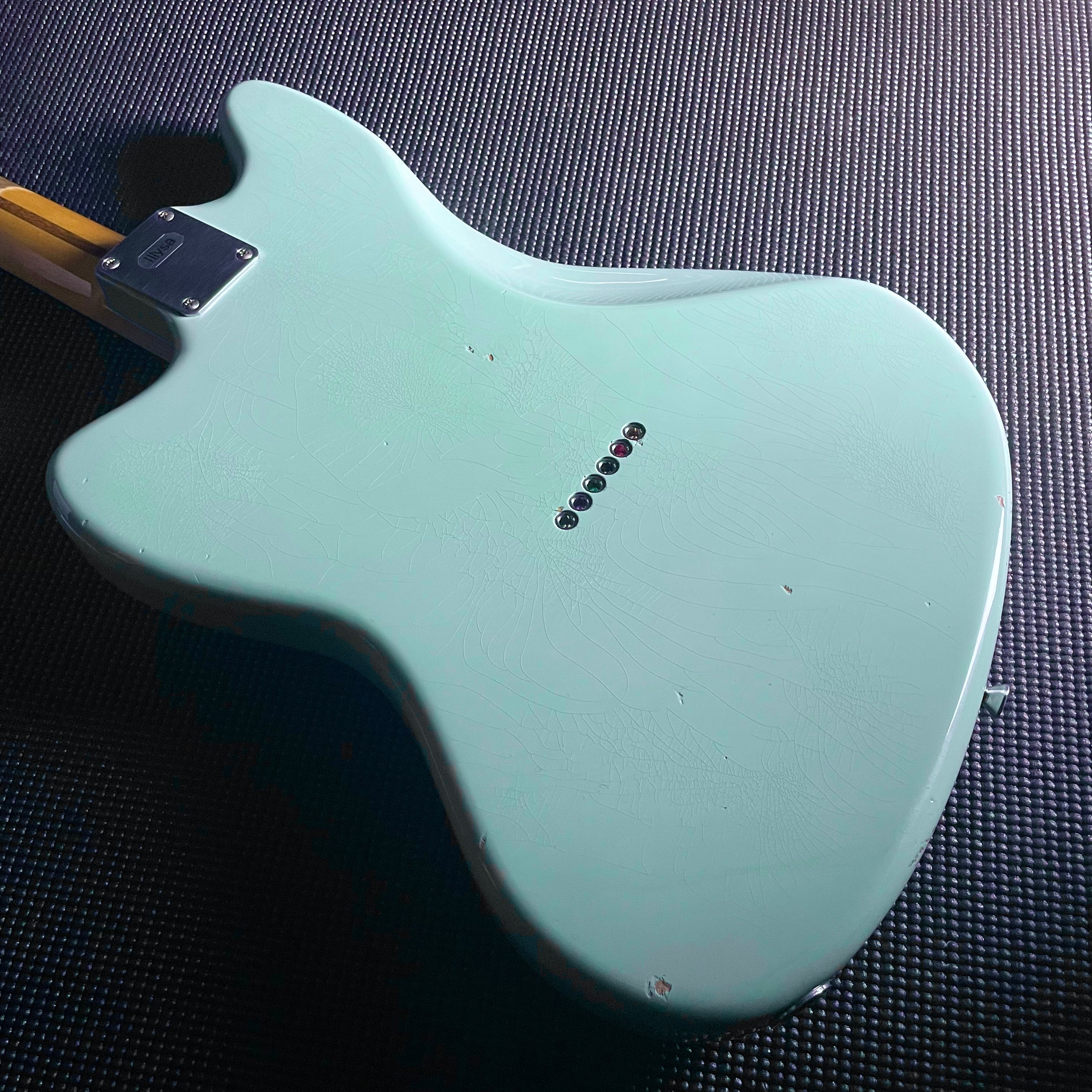 LsL Instruments "Illysa" Silverlake HH, Rosewood, 22-Fret- Sonic Blue (7lbs 8oz) - Metronome Music Inc.