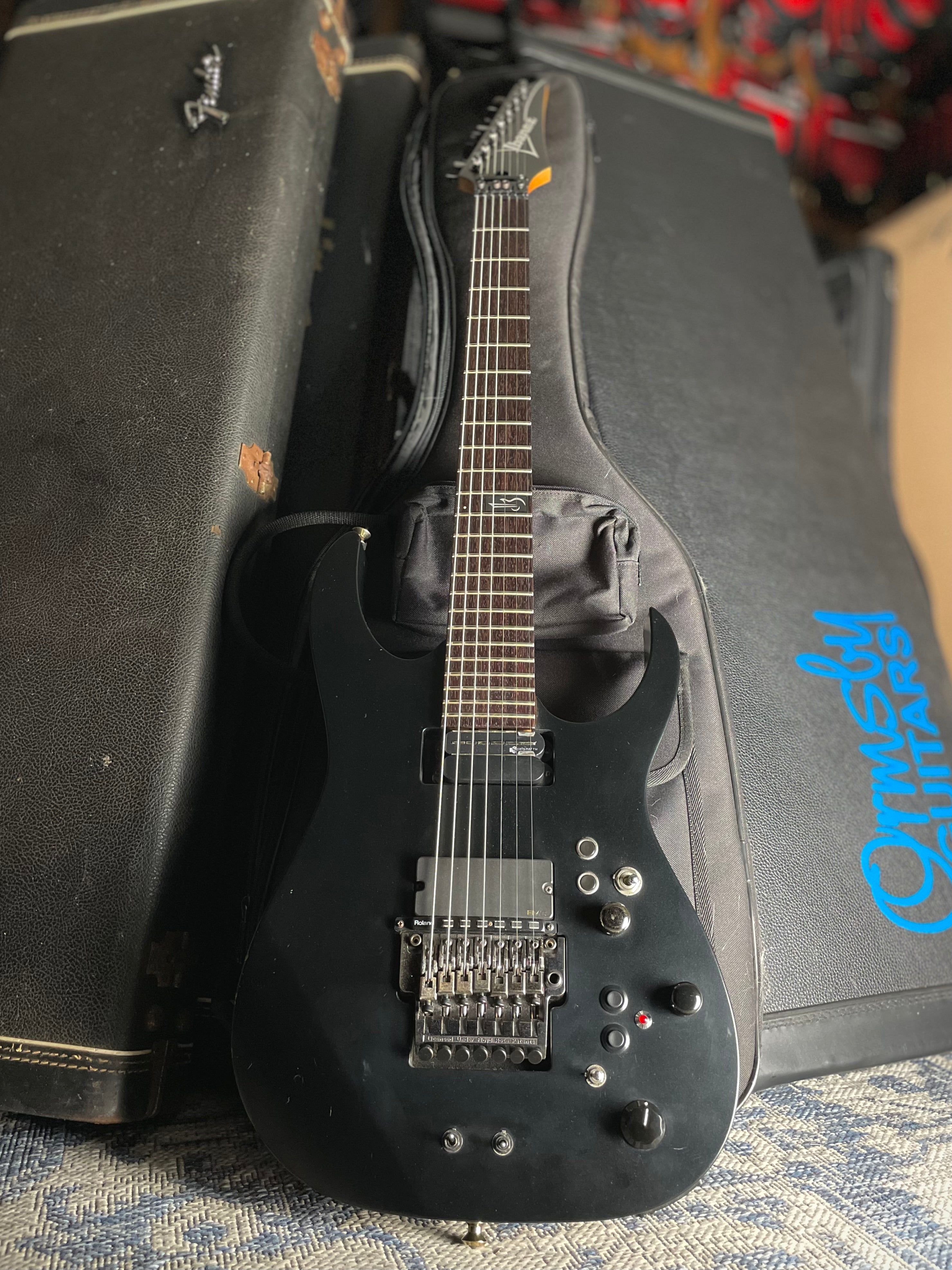 Ibanez J Custom RG7CSD3, LA Custom Shop Designed, Modified (2002) - Metronome Music Inc.