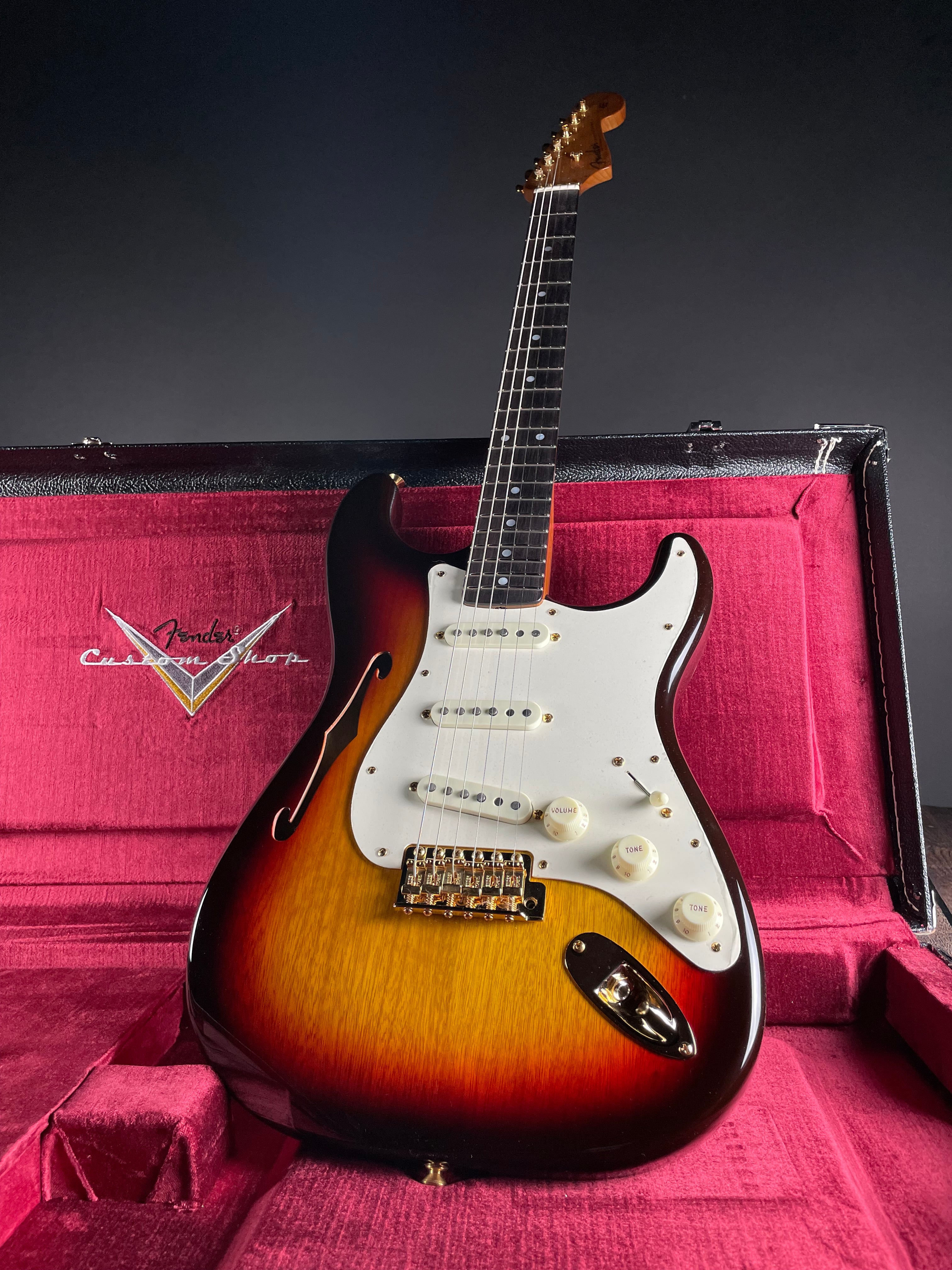 Fender Artisan Korina Stratocaster, Rosewood- Chocolate 3-Color