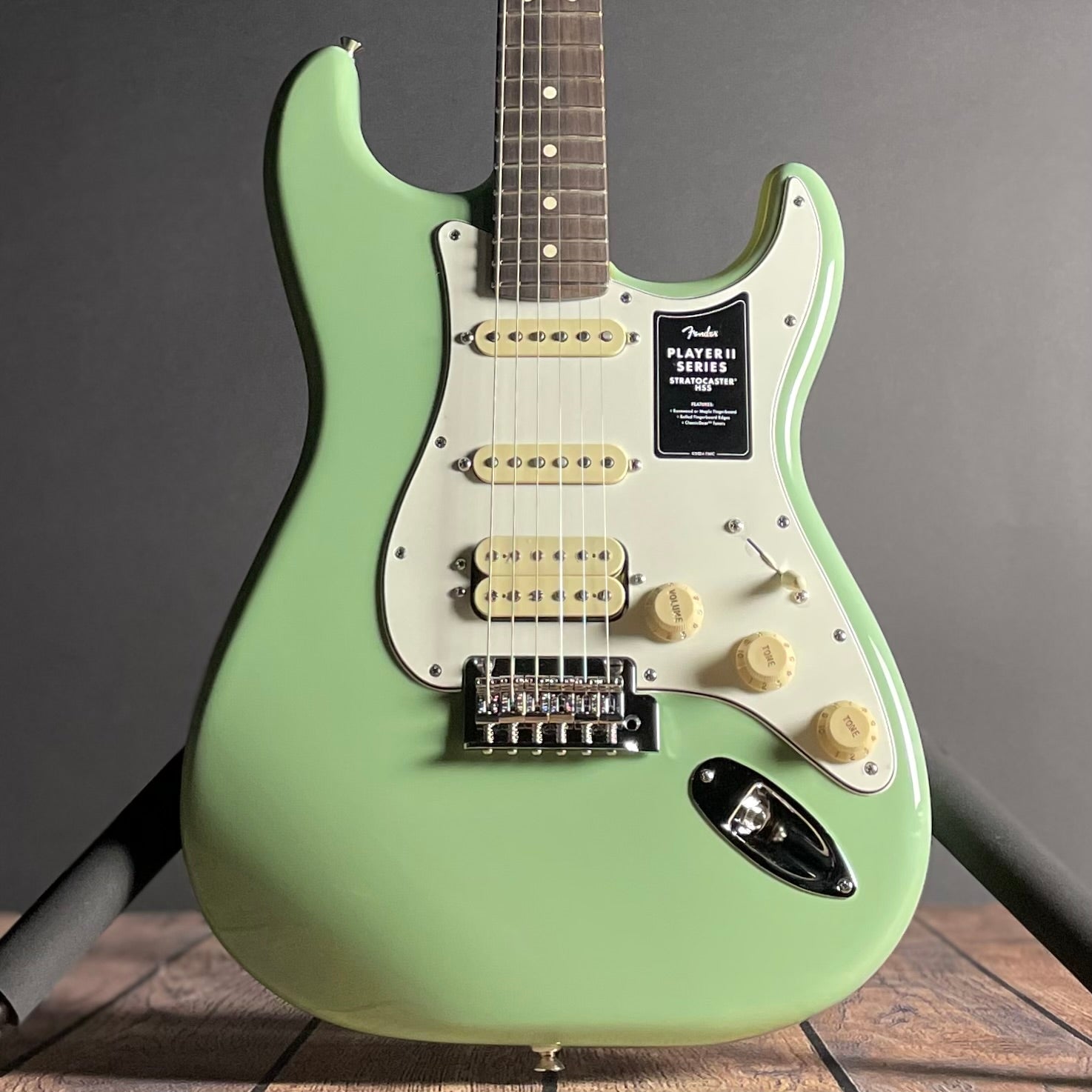 Fender Player II Stratocaster HSS, Rosewood- Birch Green (7lbs 14oz) - Metronome Music Inc.