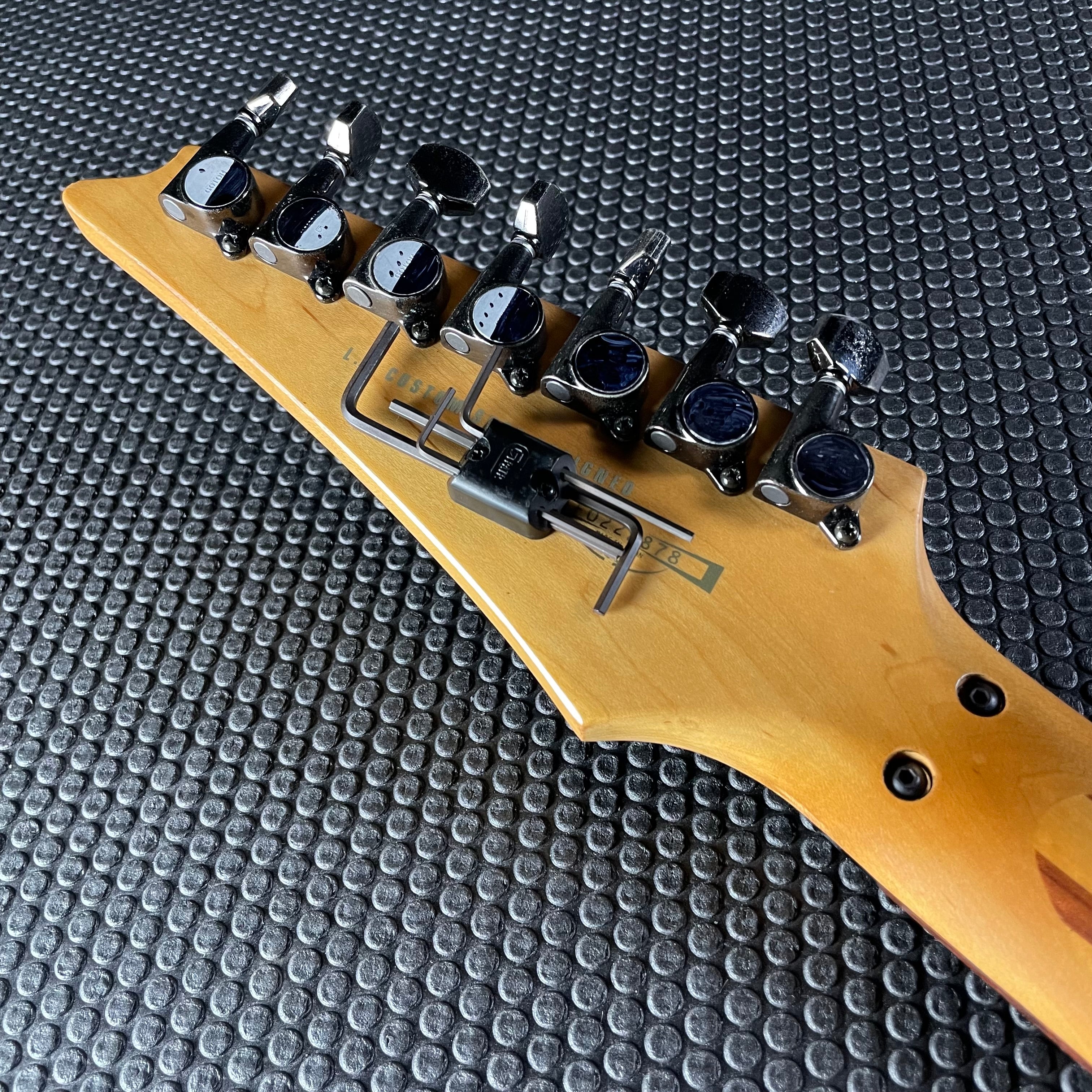 Ibanez J Custom RG7CSD3, LA Custom Shop Designed, Modified (2002) - Metronome Music Inc.