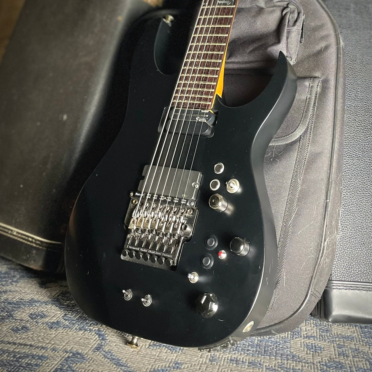 Ibanez J Custom RG7CSD3, LA Custom Shop Designed, Modified (2002) - Metronome Music Inc.