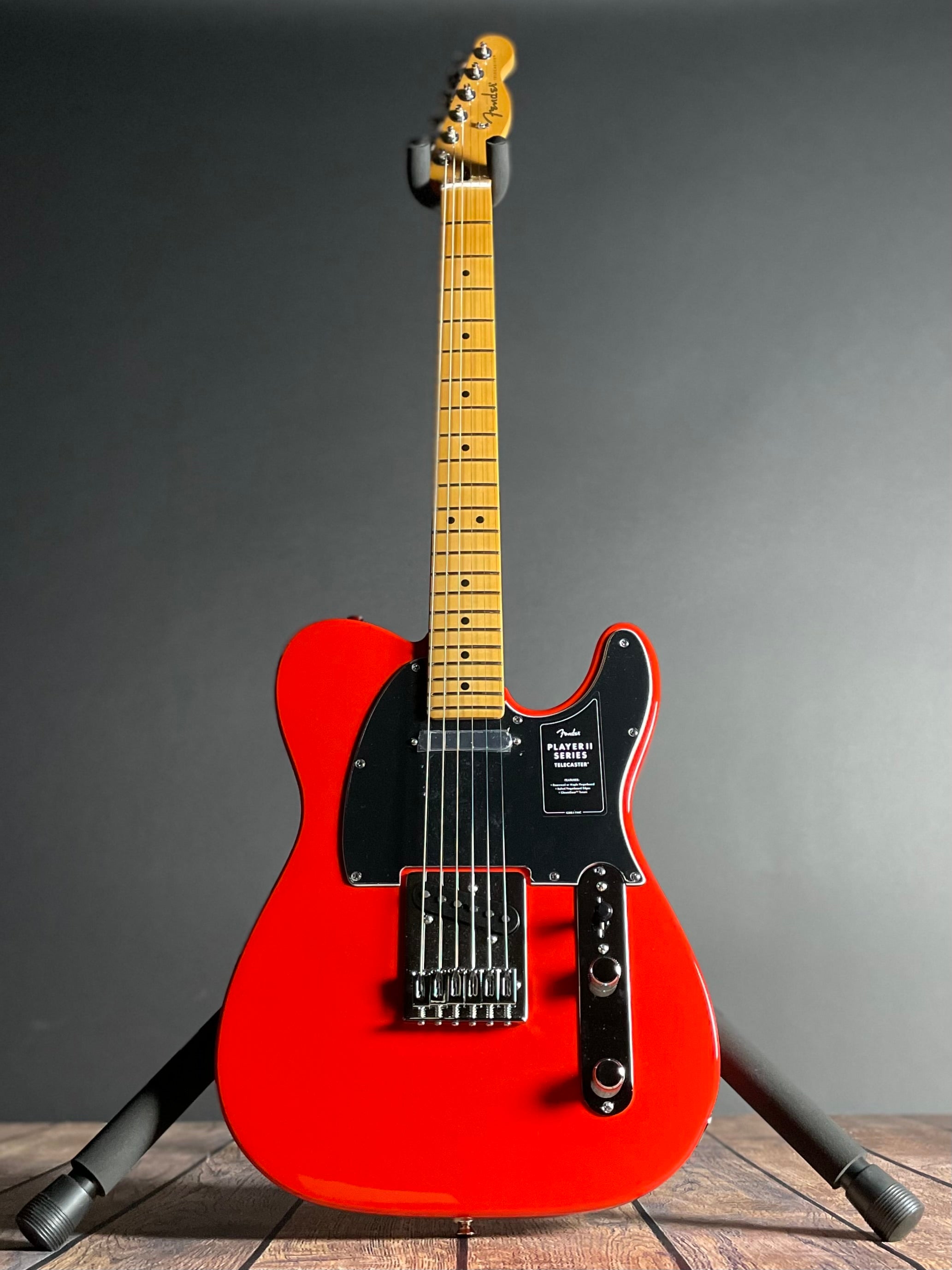 Fender Player II Telecaster, Maple- Coral Red (7lbs 6oz) - Metronome Music Inc.