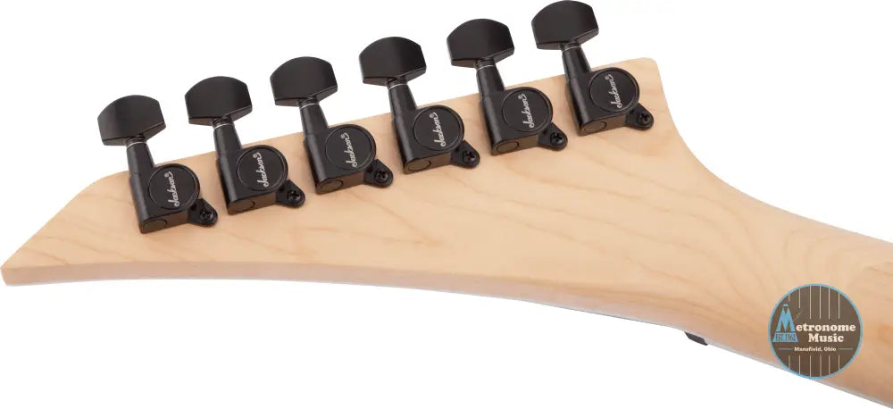 Jackson JS Series Dinky Arch Top JS32Q DKA HT, Amaranth Fingerboard, Transparent Black Burst - Metronome Music Inc.
