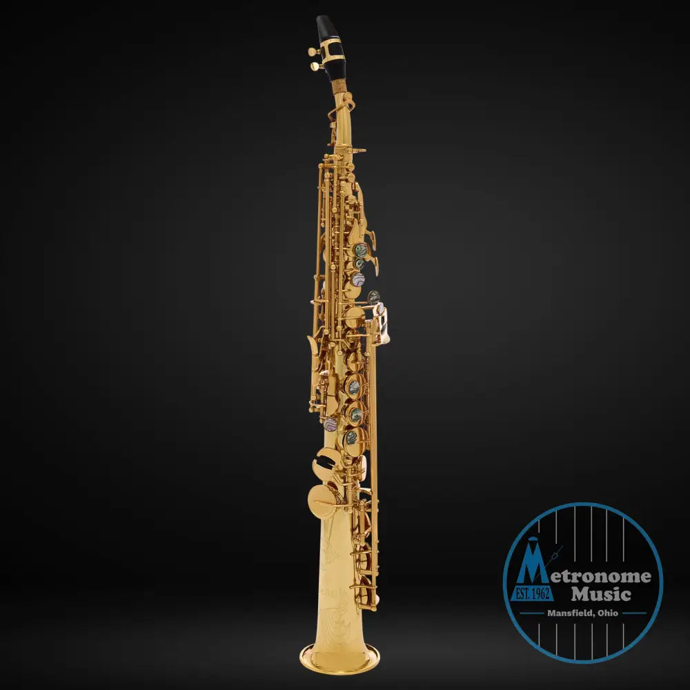 John Packer JP043G Bb Soprano Saxophone, Gold - Metronome Music Inc.