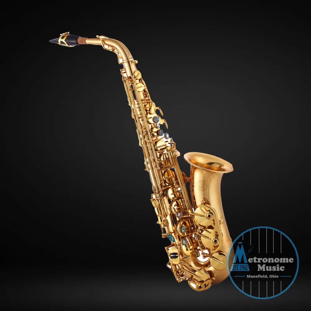 John Packer Eb Alto Saxophone JP045G- Gold Lacquer - Metronome Music Inc.