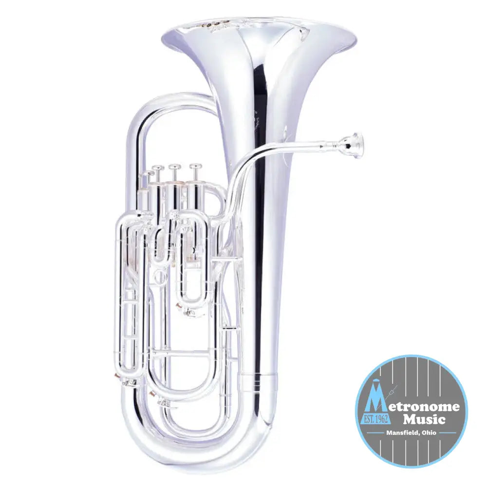 John Packer JP174ILS In-Line 4-Valve Euphonium w/Case, Silver Plated - Metronome Music Inc.