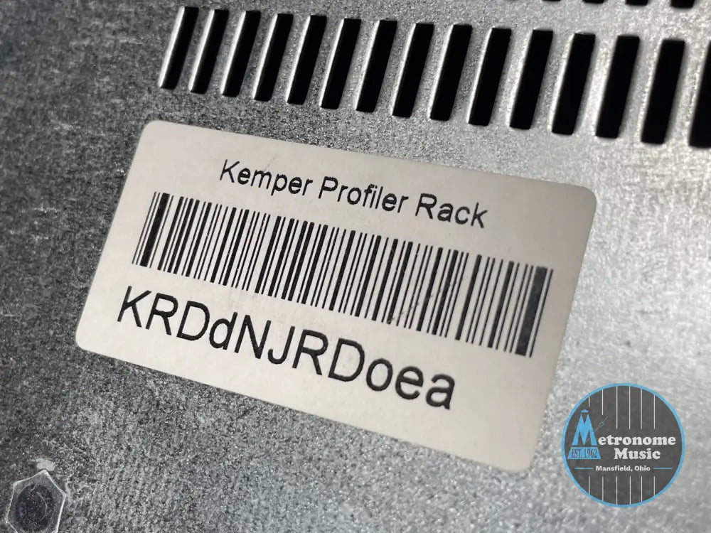 Kemper Amps Profiler Rack Modeling Guitar Amp with Remote Controller Pedal - Metronome Music Inc.