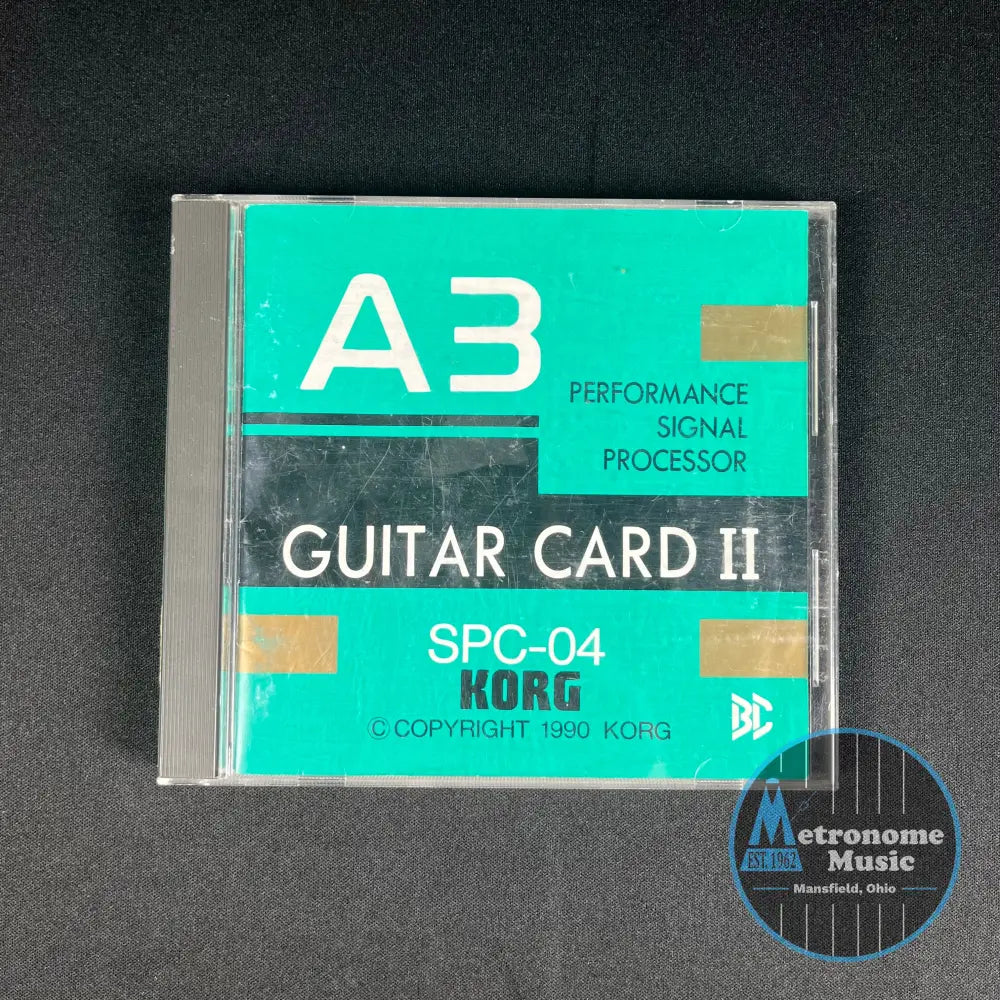 Korg A2 / A3 | SPC-04 Guitar Card II - Metronome Music Inc.