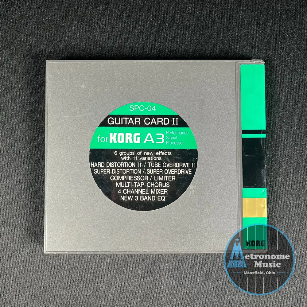 Korg A2 / A3 | SPC-04 Guitar Card II - Metronome Music Inc.