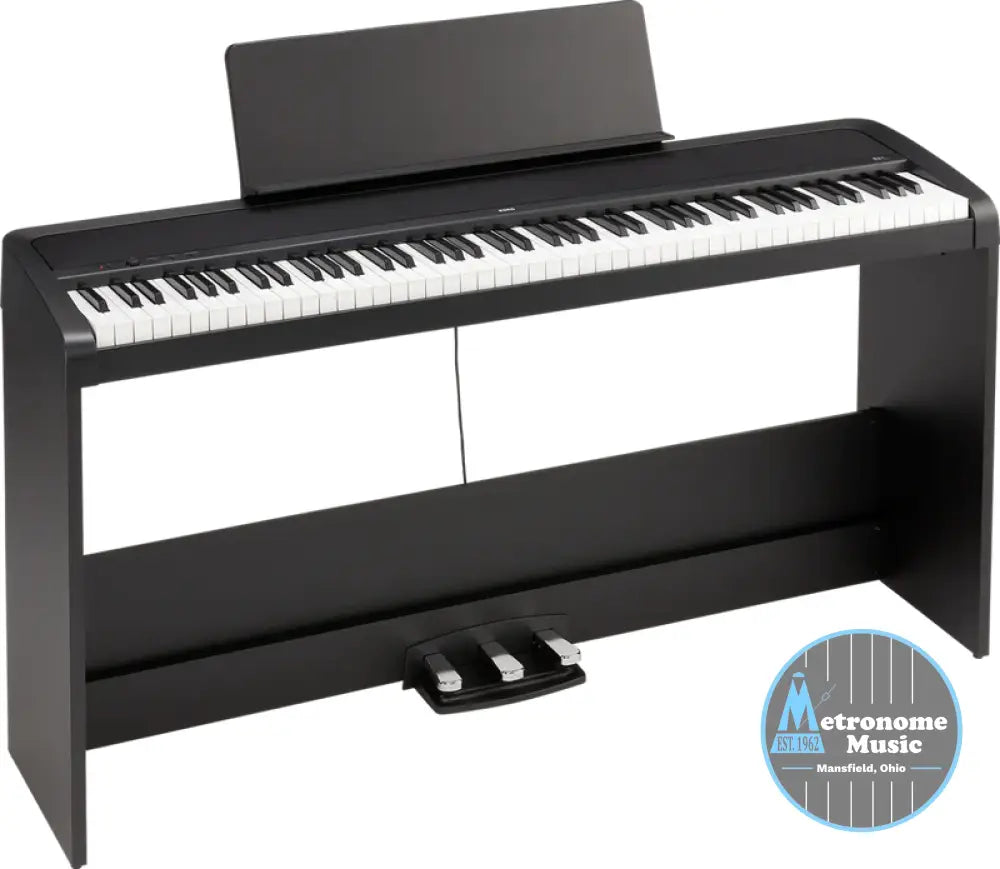 Korg B2+SP Digital Piano with Stand and Sustain Pedal - Metronome Music Inc.