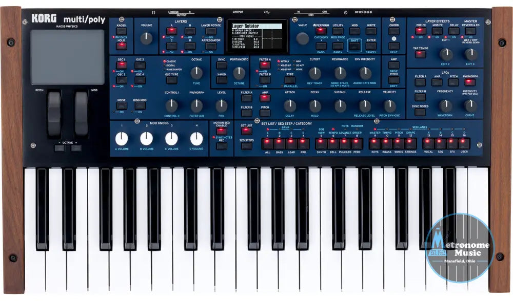 Korg Multi/Poly Analog Modeling Synthesizer - Metronome Music Inc.