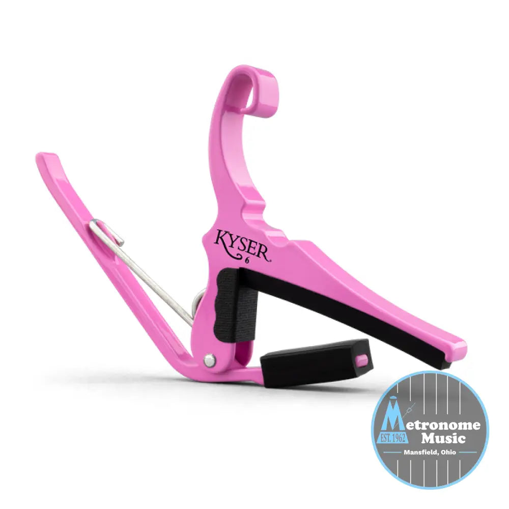 Kyser Acoustic Guitar Capo Pink Revival - Metronome Music Inc.