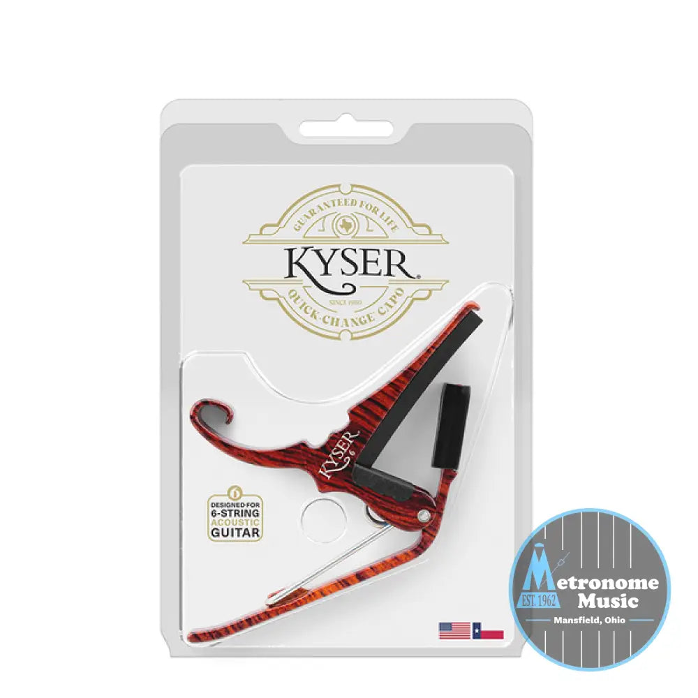 Kyser Acoustic Guitar Capo Rosewood - Metronome Music Inc.