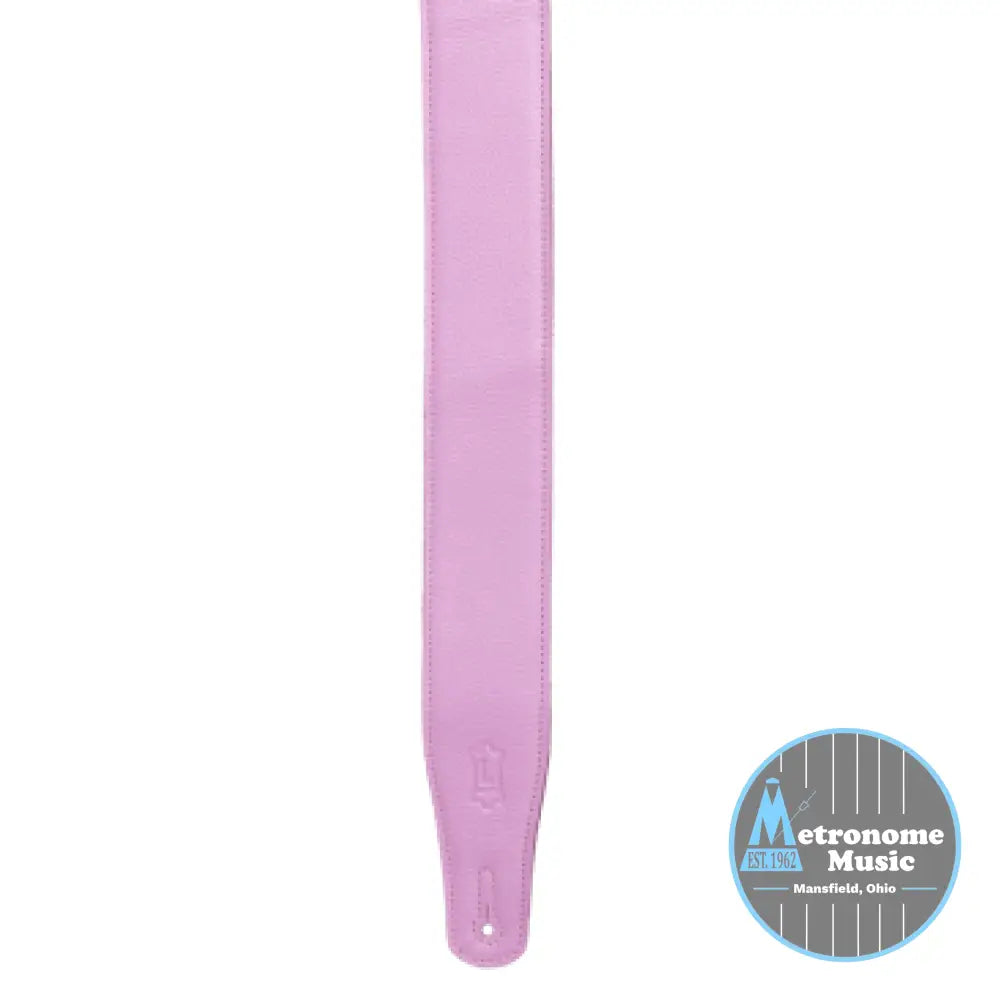 Levy's M26GFP-PNK 2.5" Leather Strap Pink - Metronome Music Inc.