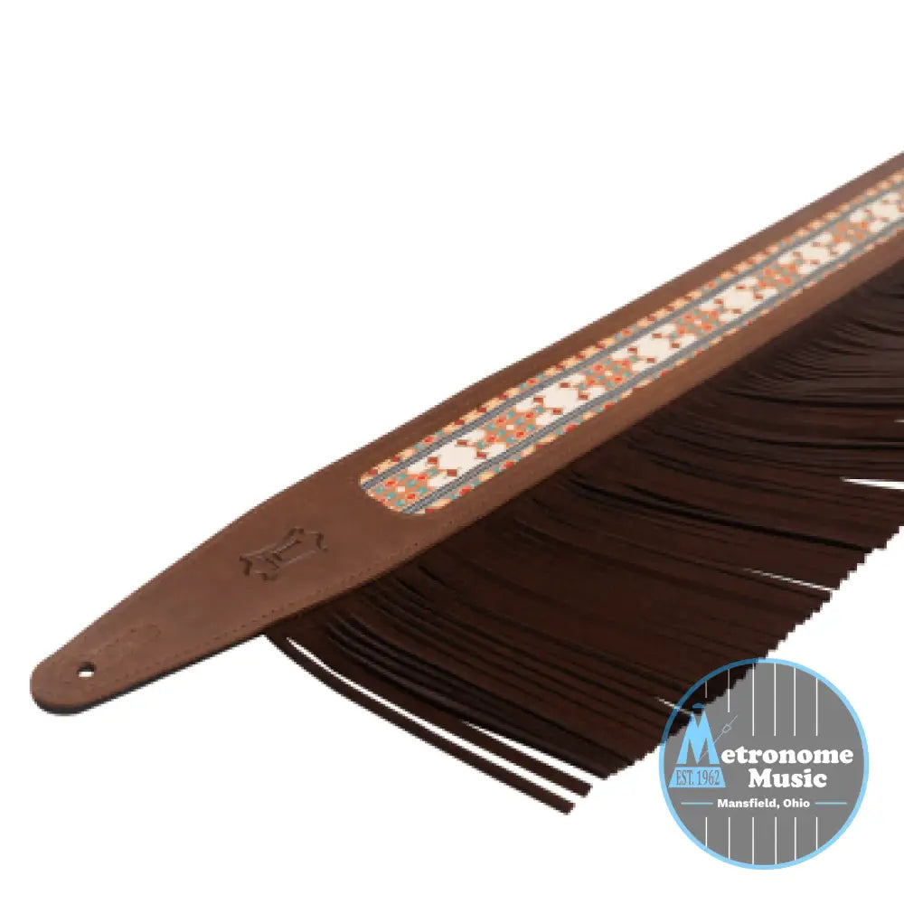 Levy's MG317BOI-BRN 2.5" Wide Crazy Horse Leather Strap - Metronome Music Inc.