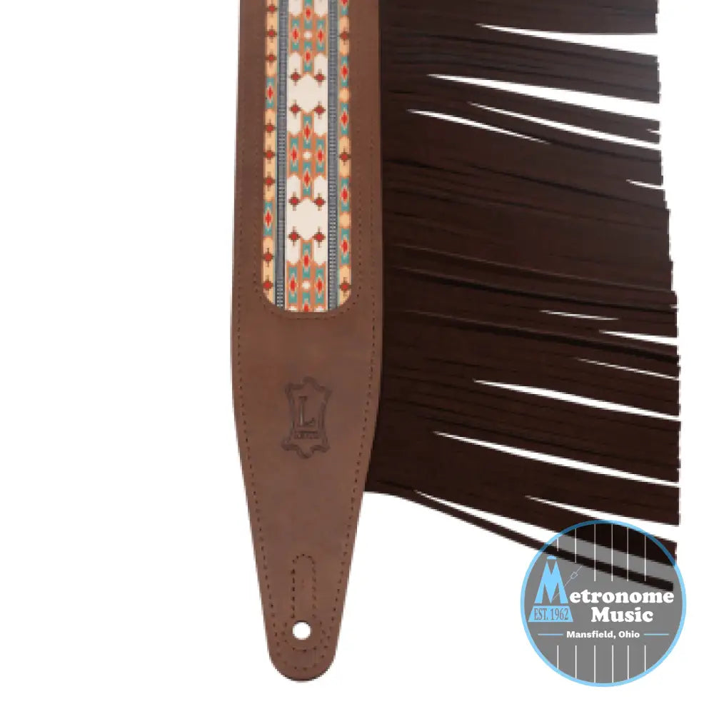 Levy's MG317BOI-BRN 2.5" Wide Crazy Horse Leather Strap - Metronome Music Inc.