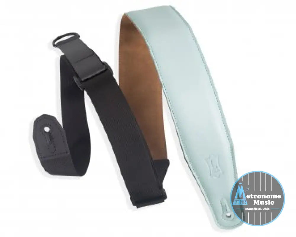 Levy's MRHGS-AQU 2" Right Height Padded Garment Leather Strap - Metronome Music Inc.