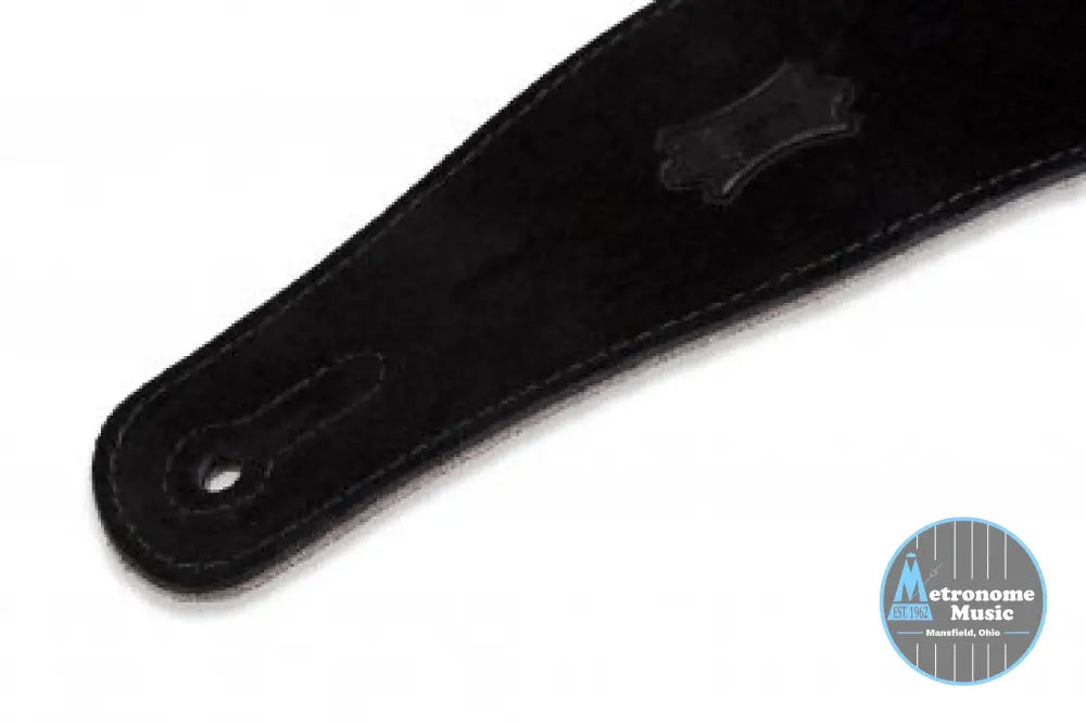 Levy's MS26-BLK 2.5" Suede Leather Strap - Metronome Music Inc.