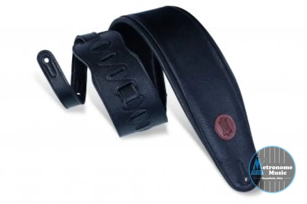 Levy's MSS2-4-BLK 4.5" Garment Leather Bass Strap - Metronome Music Inc.
