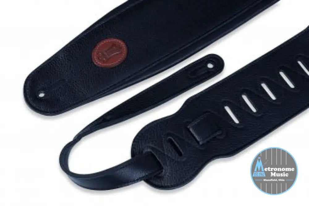 Levy's MSS2-4-BLK 4.5" Garment Leather Bass Strap - Metronome Music Inc.