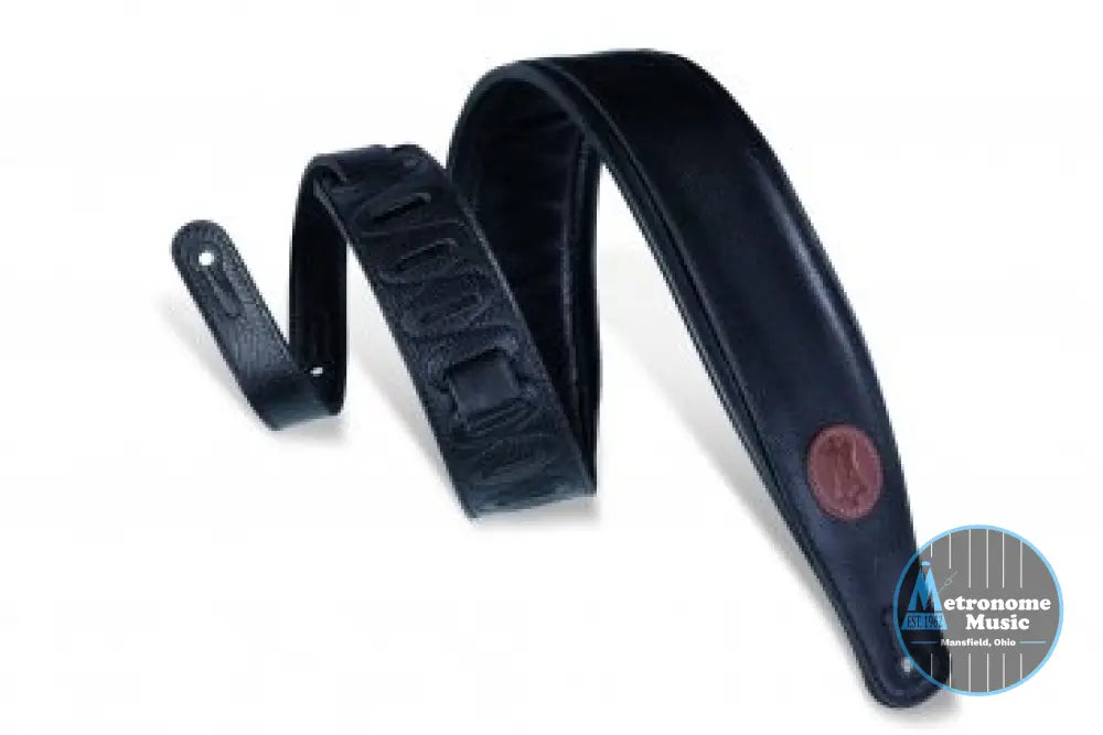 Levy's MSS2-BLK 3" Garment Leather Strap with Padding - Metronome Music Inc.