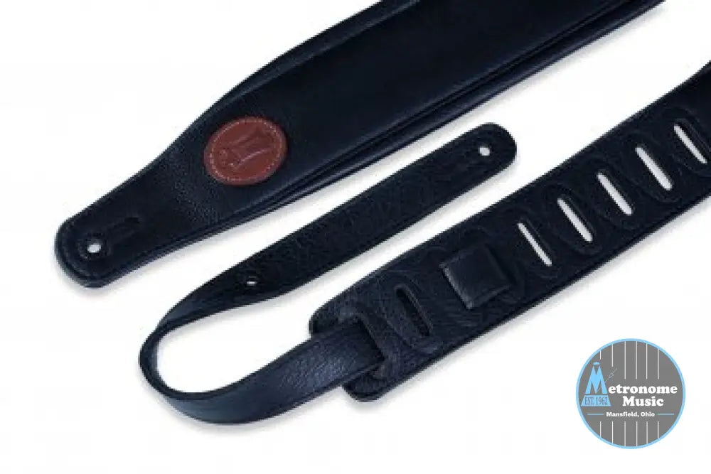 Levy's MSS2-BLK 3" Garment Leather Strap with Padding - Metronome Music Inc.