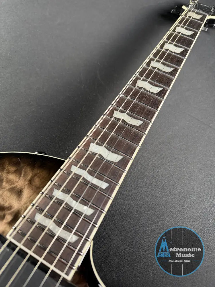 LTD EC-400QM See Thru Black Sunburst - Metronome Music Inc.