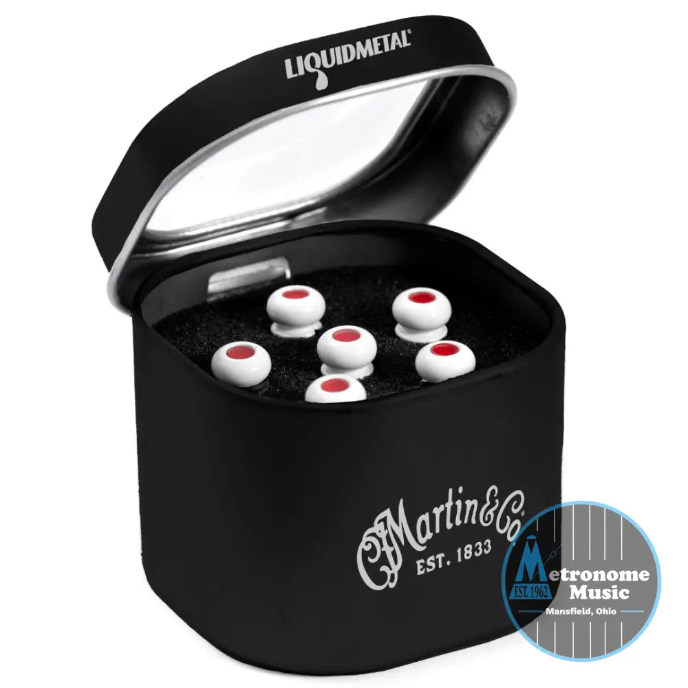 LUXE BY MARTIN® Bridge Pins (Bone) - Metronome Music Inc.