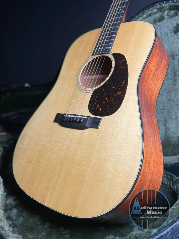 Martin D-18 Standard w/Hardshell Case - Natural (2025) - Metronome Music Inc.