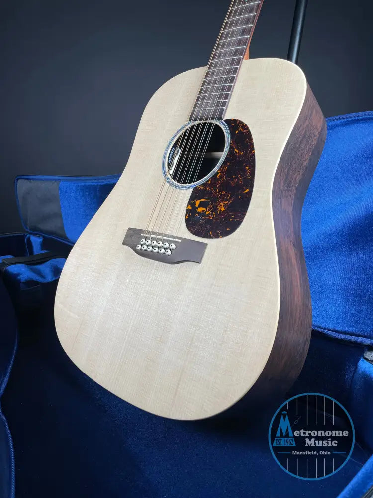 Martin D-X2E Brazilian 12-String w/Soft Case - Natural (2025) - Metronome Music Inc.